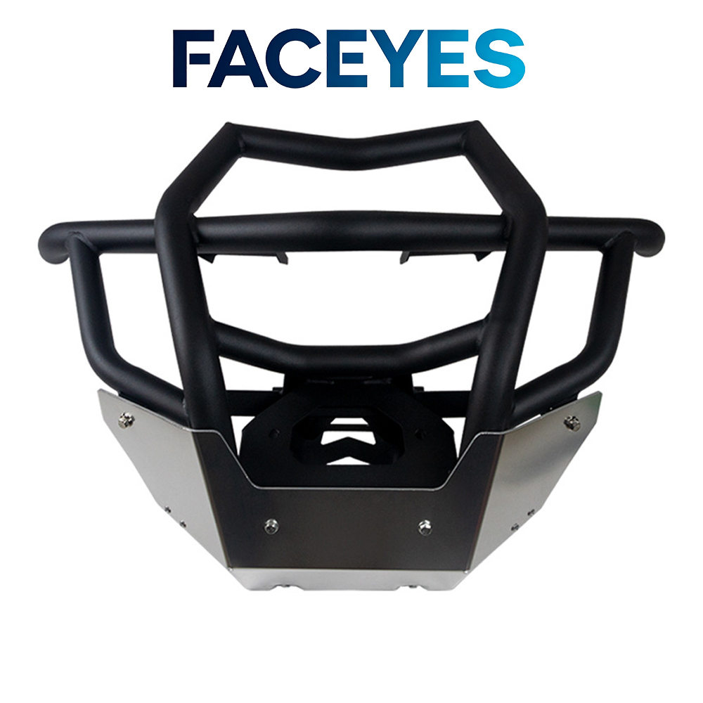 Can-Am Maverick X3 X3 MAX Front Bumper Black Heavy Duty UTV Front Guard 2017-2025 Part#715002878 MC-BXG005-BK