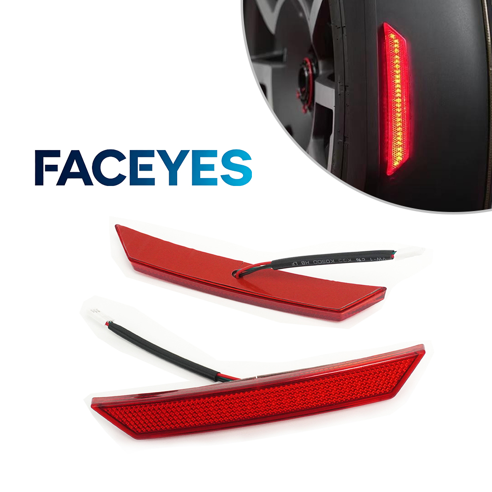 LED Driving Brake Lights Bottom Reflector Lamp for Bombardier Ryker Scorpion Front Fenders 2019 and Up MC-WDA399